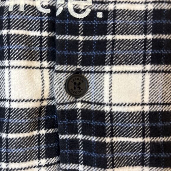 Lacoste Overshirt Quilt Lined Shacket Large Unisex CH0451 - Picture 7 of 7